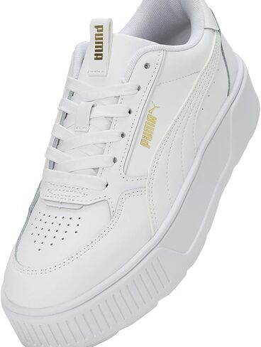 حذاء Karmen Rebelle للسيدات من Puma، Puma White/Puma White/Puma Team Gold، 7.5 M in Kuwait