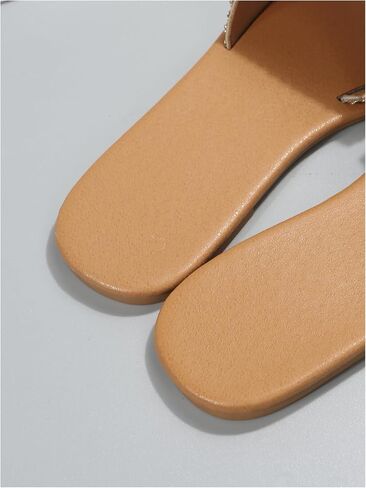 OYOANGLE Women's Boho Style Embroidered Flat Sandals Slide Sandals Fashion Flat Sandals Beach Slippers in Saudi Arabia