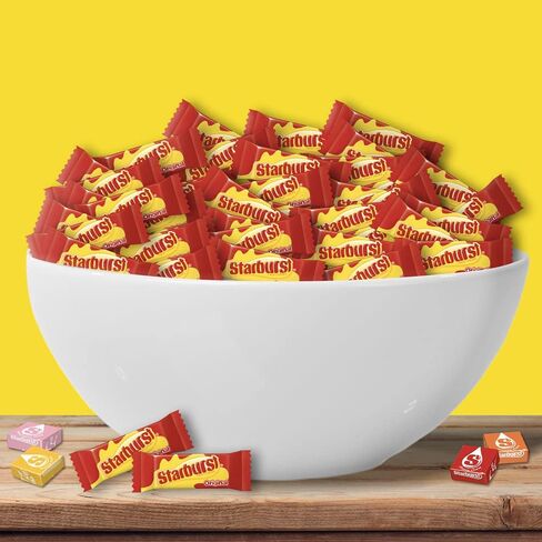 STARBURST Original Fun Size Individually Wrapped Chewy Party Favor Candy Bulk Box, 4 Pound Box in Saudi Arabia