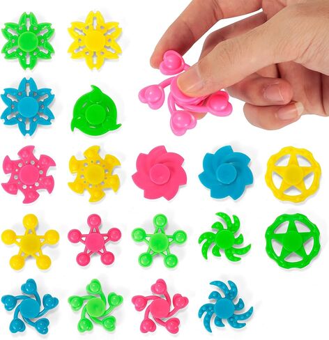 JOYIN 20 Pack Valentines Cards with Fidget Spinner and Red Prefilled Hearts, Stress Relief Hand Finger Spinner Fidget Toys for Boys Kids Valentine’s Day Party Favors in Saudi Arabia