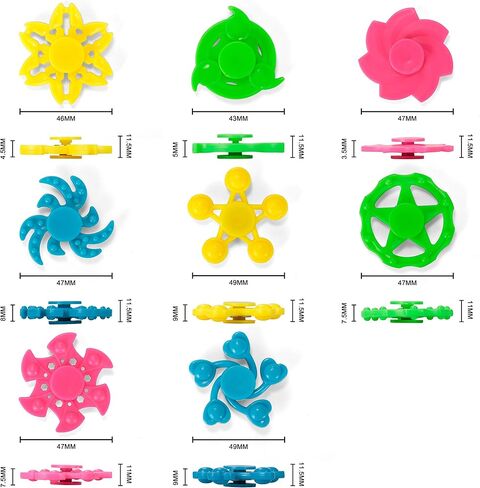 JOYIN 20 Pack Valentines Cards with Fidget Spinner and Red Prefilled Hearts, Stress Relief Hand Finger Spinner Fidget Toys for Boys Kids Valentine’s Day Party Favors in Saudi Arabia