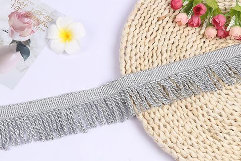 YYCRAFT 6 Yards 5.5 Inch Wide Curtain Fringes Bullion Fringe Trim Curtains Home Decor,Brown in Kuwait