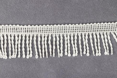 YYCRAFT 6 Yards 5.5 Inch Wide Curtain Fringes Bullion Fringe Trim Curtains Home Decor,Brown in Kuwait