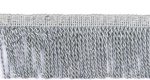 YYCRAFT 6 Yards 5.5 Inch Wide Curtain Fringes Bullion Fringe Trim Curtains Home Decor,Brown in Kuwait