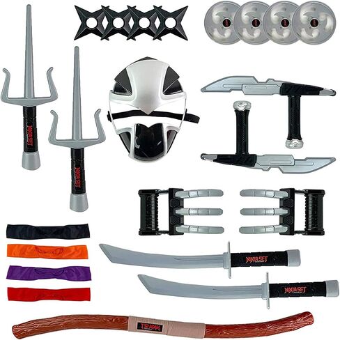 Liberty تستورد Ninja Warrior Toy Weapons دور Playset Kids Play Play Play Up Battles Assume Assume in Kuwait