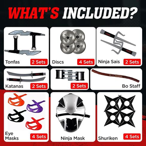 Liberty تستورد Ninja Warrior Toy Weapons دور Playset Kids Play Play Play Up Battles Assume Assume in Kuwait