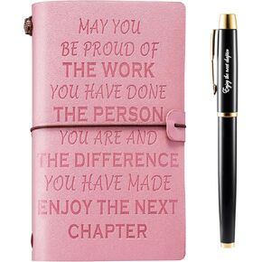 Coworker Leaving Gifts for Women Leather Journal Notebook Retirement Gifts Going Away Gift Farewell Gifts Goodbye Gifts Leaving Gifts New Job Gifts