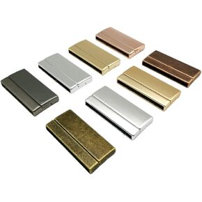 8 Pieces Color Mixed Magnetic Clasps and Closure for Jewelry Making 40x3mm Inner Hole
