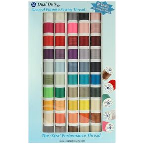 Coats & Clark Dual Duty XP General Purpose Thread Collection, Multiple Colors