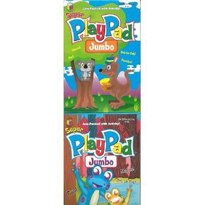 Super PlayPad: Jumbo Coloring & Activity Set of 4!