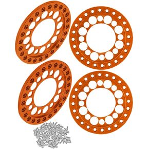 RC 1.9 بوصة من الألومنيوم Beadlock Wheel Rim Produres Part for 1/10 Axial SCX10 SCX10 II SCX10 III 90046 90047 TRX4 D90،1.9