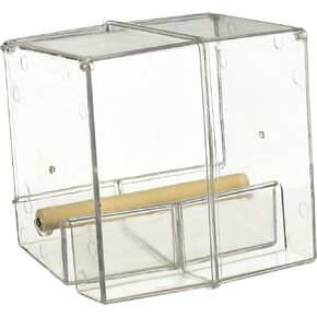 Featherland Paradise Creative Foraging Systems Seed Corral No Mess Pet Feeder, Keeps Cage Cleaner