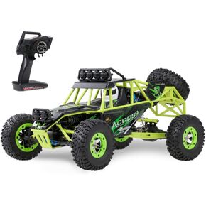 GoolRC WLtoys 12428 RC Car, 1/12 Scale 4WD 50km/h High Speed RC Rock Crawler, 2.4Ghz Remote Control Off Road Truck for Adults & Kids