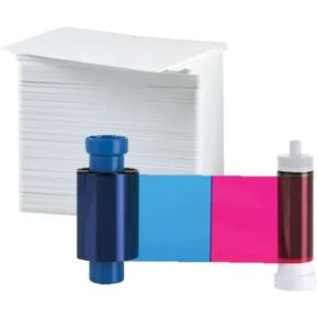 Limited Edition Series YMCKOK Color Ribbon with 500 ID Zone PVC Cards in Kuwait