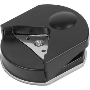 Black Corner Rounder Punch Corner Cutter Tool | Mini Portable Round Corner Trimmer Cutter for Card Photo Card Making DIY Projects Postcard Laminate Scrapbook Supplies Paper and Paper Crafts(4mm)