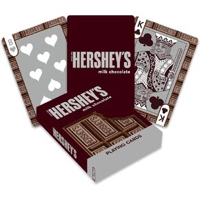 AQUARIUS Hershey’s Playing Cards - Hersheys Themed Deck of Cards for Your Favorite Card Games - Officially Licensed HERSHEYS Merchandise & Collectibles