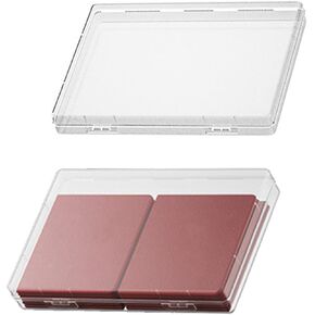 2 Pcs Portable Document Organizer Box,Important File Storage Box,Sturdy Plastic Transparent Office Home Travel Document Box For Passport,Electronic Accessories,Laptop,Files,Certificates(8.9x6.9x1 in).