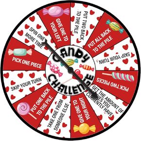 لعبة حلوى عيد الحب Hydren ، نشاط تحدي Candy Candy Break the Ice Classroom Party Party Compans Valentine Galentine Games