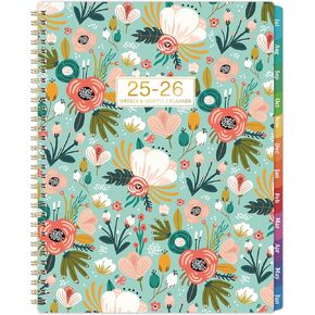 2025-2026 Planner - 2025-2026 Planner Weekly and Monthly, Jul.2025-Jun.2026, 2025-2026 Planner 8.5''x11'', Large Daily Blocks to Write, Weekly Monthly Planner with Colorful Tabs, Inner Pocket