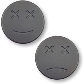EDC Titanium Emoticon Decision Maker Divination Coins, Contact Coins Skill Toys, Solid Double-Sided Happy/Sad Face Lucky Coins Worry Stone