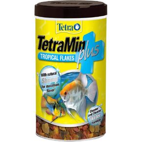 Tetramin plus رقائق استوائية ، نظافة وأكثر وضوحًا ، صيغة مياه 7.06 أونصة (حزمة 1)