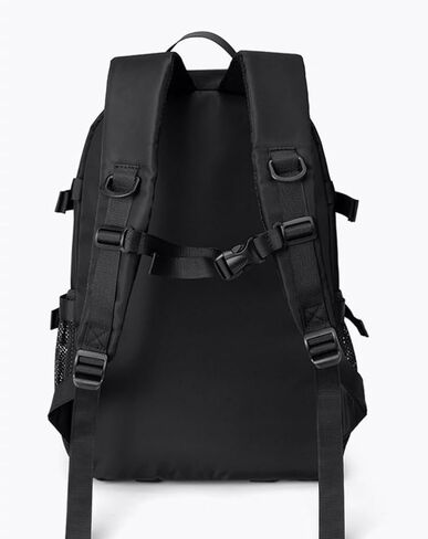Street Style College Daylife Work Computer Backpack Waterproof Lightweight Laptop Daypack for Gift for Man Travel Carry on Bags For Women and Man, 18.1 Inch, Nylon, Black in Saudi Arabia
