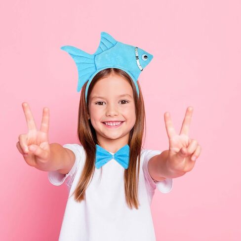 3 Pieces Fish Costume Include Goldfish Headband Bow Tie and Tutu Skirt for Book Day Dress Up in Saudi Arabia