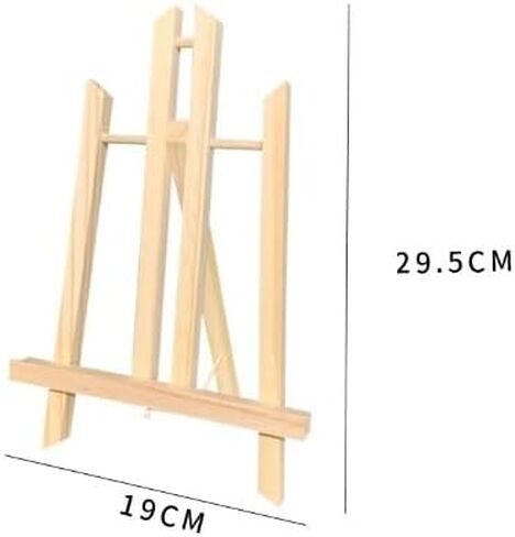 11.8 Inch Wood Easels, Tabletop Easel Stand 10 Pack for Painting Canvases, Art, and Crafts, Tripod, Painting Party Easel, Portable Canvas Photo Picture Sign Holder in Saudi Arabia