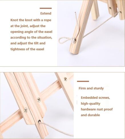 11.8 Inch Wood Easels, Tabletop Easel Stand 10 Pack for Painting Canvases, Art, and Crafts, Tripod, Painting Party Easel, Portable Canvas Photo Picture Sign Holder in Saudi Arabia
