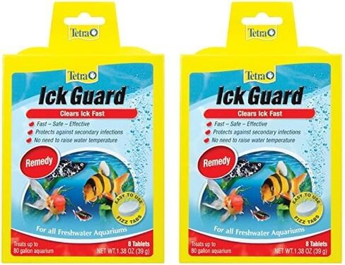 Tetra Ick Guard 8 Count, Quick Remedy For Ick In aquariums,Golds & Yellows in Kuwait
