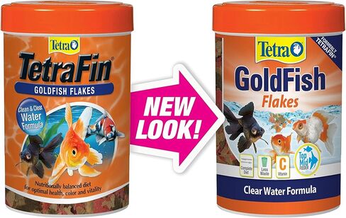 Tetra Goldfish Flakes, Nutritionally Balanced Diet For Aquarium Fish, Vitamin C Enriched Flakes, 2.2 oz in Saudi Arabia