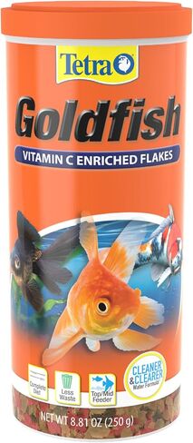 Tetra Goldfish Flakes, Nutritionally Balanced Diet For Aquarium Fish, Vitamin C Enriched Flakes, 2.2 oz in Saudi Arabia