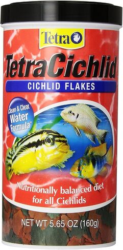 TetraCichlid Cichlid Flakes, Fish Food, Clear Water Advanced Formula, 5.65 Ounces in Saudi Arabia