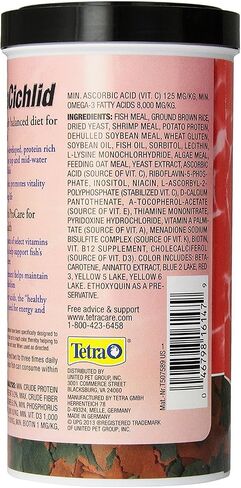 TetraCichlid Cichlid Flakes, Fish Food, Clear Water Advanced Formula, 5.65 Ounces in Saudi Arabia