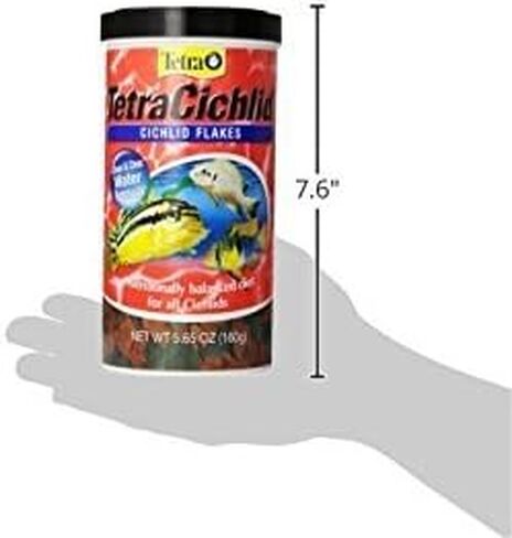 TetraCichlid Cichlid Flakes, Fish Food, Clear Water Advanced Formula, 5.65 Ounces in Saudi Arabia