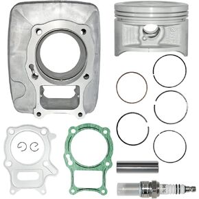 12100-HN6-000 Cylinder Piston Gasket Kit fit for Honda Fourtrax Recon 250 1997-2020, fit for Honda Sportrax TRX250EX 2001-2011, Fit for Honda TRX250X 2009-2020
