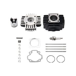 40mm Cylinder Piston Gasket Top End Rebuild Kit Fit for Yamaha PW50 1981 1982 1983 – 2000 2001 2002 2003 2004 2005 2006 2007 2008 2009 2010 2011 2012 2013 2014 2015 2016 2017 2018