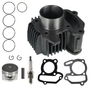 labwork Cylinder Piston Gasket Kit Replacement for Yamaha Moto 4 Raptor 80 Badger 80 Grizzly 80 22K-11311-02-00 22F-11351-01-00