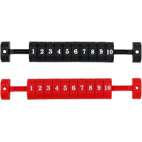 BESPORTBLE Table Football Scoring Counter, 2Pcs Foosball Score Counter Foosball Soccer Table Game Scoring Unit Ice Air Hockey Score Goal Counter Scorekeeper for Football