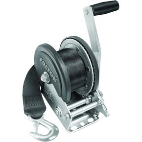 Fulton 142208 Single Speed Winch with 20' Strap and Cover - 1500 lbs. Capacity, 1 Pack