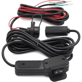 Winch Hand Remote Controller with Ergonomic Grip and Control Socket Assembly for ATV UTV Winch