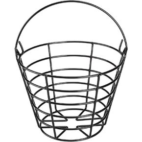 Metal Wire Golf Ball Basket with Handle (Can Holds 50 Balls), Ball Container Ball Bucket in Saudi Arabia