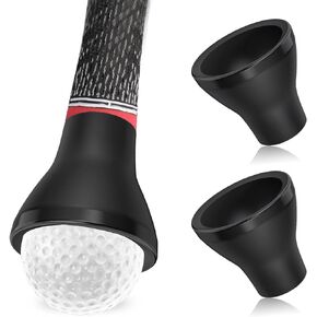 FINGER TEN Golf Ball Retriever Suction Cup Picker Putter Grip Pick Up Tool Value 2/4/6 Pack Durable Rubber Balls Pick-up Grabber Saver Put on Putter Grips for Golfers