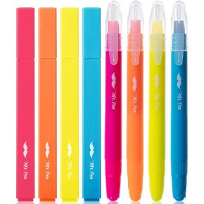 Mr. Pen- Aesthetic Highlighters and Gel Highlighters, 8 Pack, Assorted Color Bible Highlighter No Bleed, Highlighter Pens, No Bleed Highlighters for Bibles, Gel Highlighters for Bibles