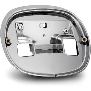 TRUE MODS Black HD Harley Davidson Tail Light Base Plate Replacement [Part# 68296-99A] Brake Taillight Bracket Baseplate Mount for 2000+ Sportster Dyna Road King Electra Glide Heritage Softail Fat Boy