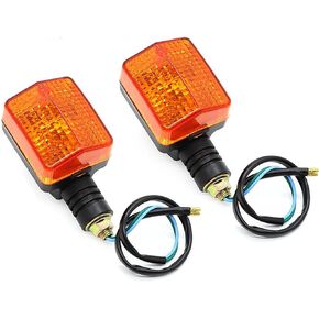 Motorcycle Rear Turn Signal Light Pair for Honda XL250R 1984-1987, XL350R 1984-1985, NX125 1988-1990, Nighthawk 250 CB250 1992-2008, Reflex 200 TLR200 1986-1987