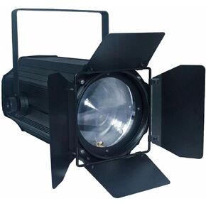 Boulder Fresnel LED 200W 2in1 Warm White +Cool White Light with auto Zoom, Stage Light for Theater, Church, Wedding, Event, etc (1PC)