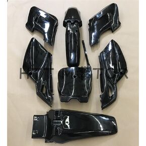 HTTMT DFY- 7 PCs Black Plastic Fairing Body Cover Kits Compatible with Baja Dirt Runner 125