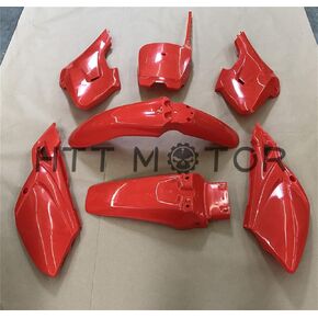 HTTMT DFY- 7 PCs Black Plastic Fairing Body Cover Kits Compatible with Baja Dirt Runner 125 in Kuwait
