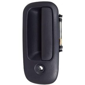 Exterior Door Handle Front Left Driver Side for 1996-2009 Express/Savana 1500/2500/3500/4500 Van, Replces 79320,w/Key Hole,Textured Black